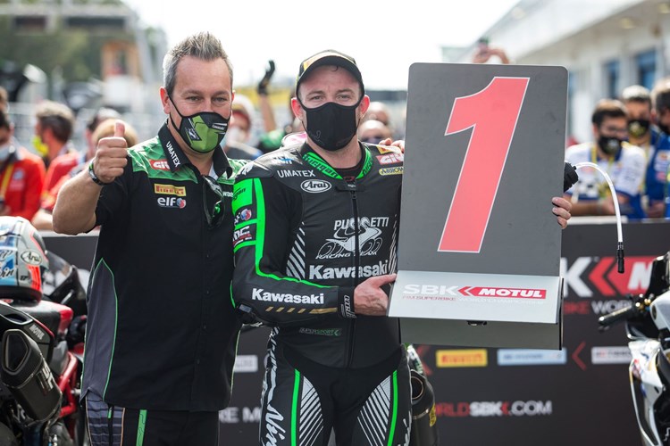 Kawasaki Puccetti Racing rider Lucas Mahias took one last race win in the WorldSSP championship